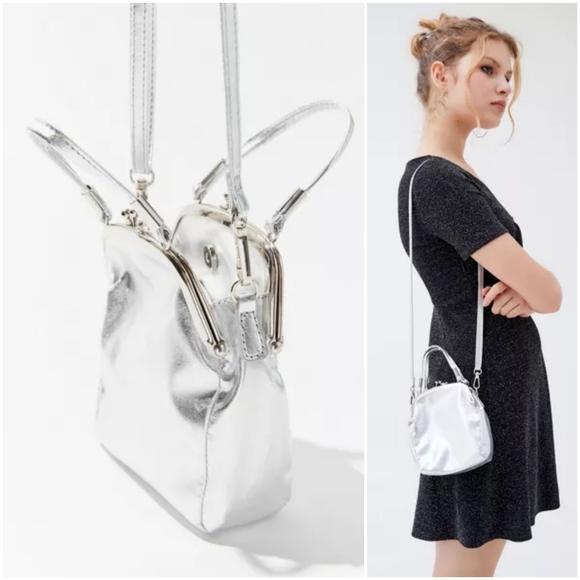 Urban Outfitters Handbags - NWT | UO Sammi Double Kiss Lock Crossbody Bag